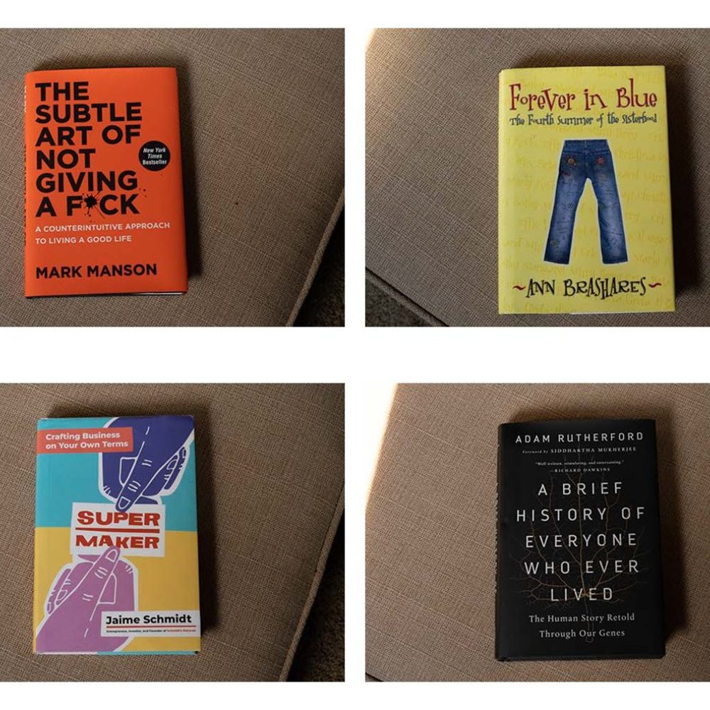 BOOKS: The Subtle Art of Not Giving/Forever in Blue/Super Maker/A Brief History
